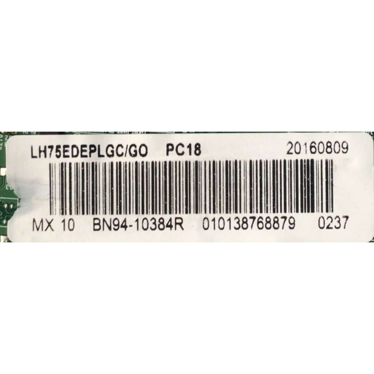 MAIN PARA MONITOR SAMSUNG / NUMERO DE PARTE BN94-10384R / BN41-02456A / BN97-10416B / BN9410384R / 10384R / DISPLAY BN96-38797A / LSF750HL04-G01 /  MODELO LH75EDEPLGC/GO - Imagen 3